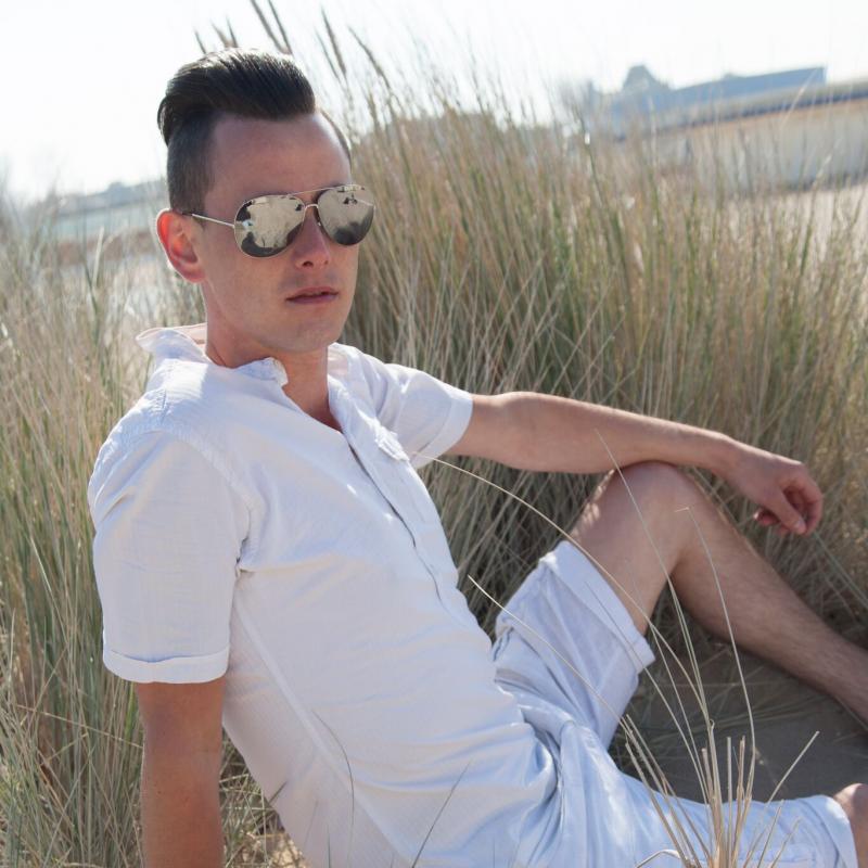 Photographie homme extérieur Ouistreham plage, Normandie