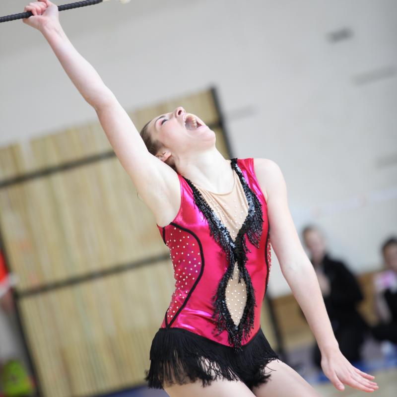 Photographie sport twirling Normandie