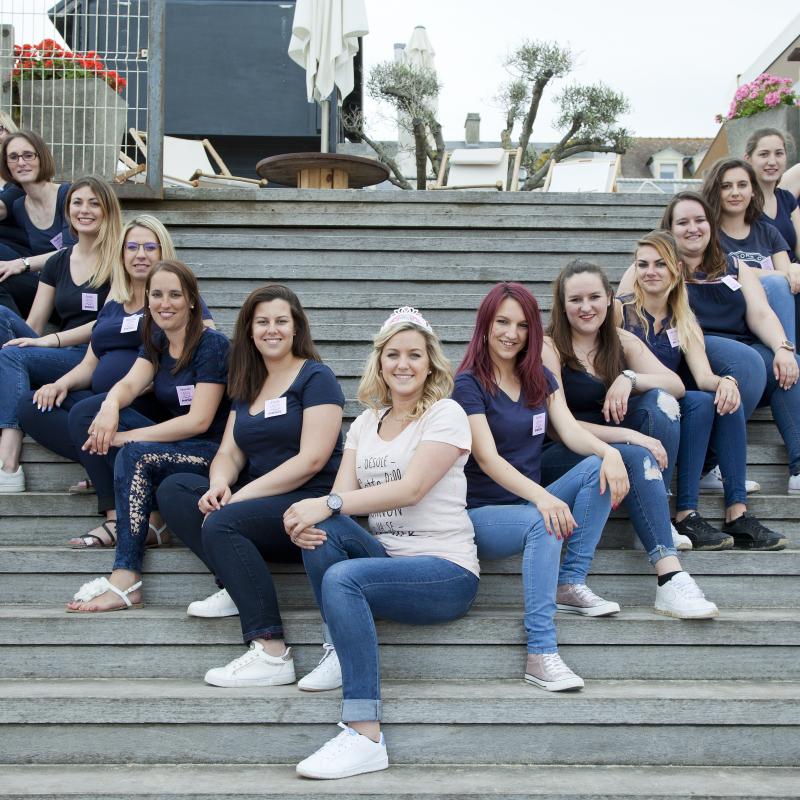 Photographie enterrement de vie de jeune fille à Luc sur Mer