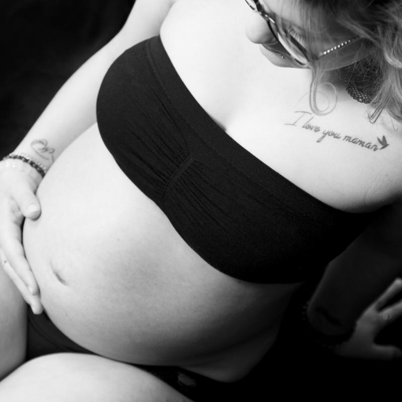 Femme enceinte photographie Normandie